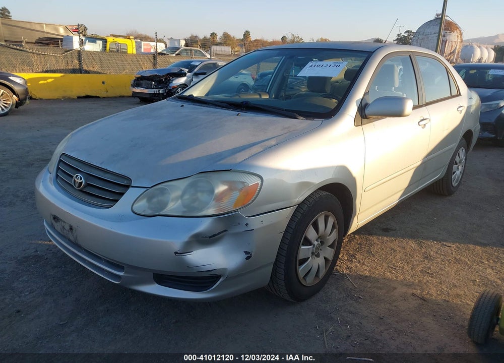 2003 TOYOTA COROLLA LE VIN: JTDBR32E232001863