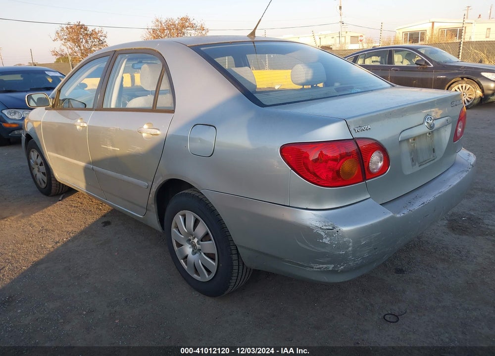 2003 TOYOTA COROLLA LE VIN: JTDBR32E232001863