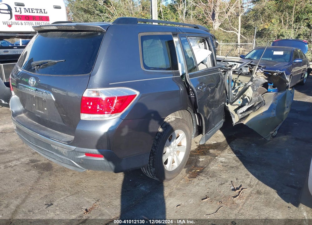 2013 TOYOTA HIGHLANDER VIN: 5TDZK3EH9DS140987