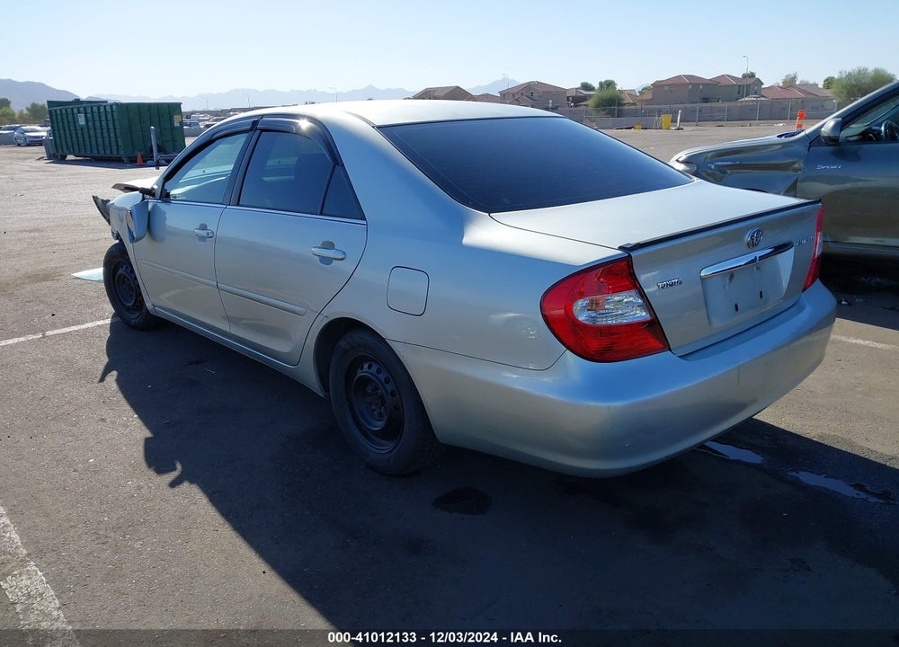 2003 TOYOTA CAMRY LE VIN: JTDBE32K730220198