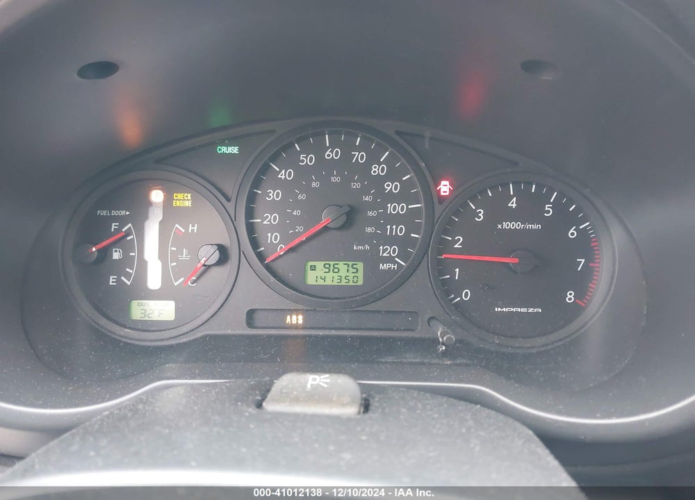 2007 SUBARU IMPREZA 2.5I VIN: JF1GG61637H802043