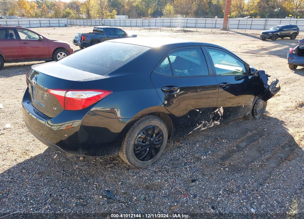 2016 TOYOTA COROLLA VIN: 5YFBURHE4GP384060