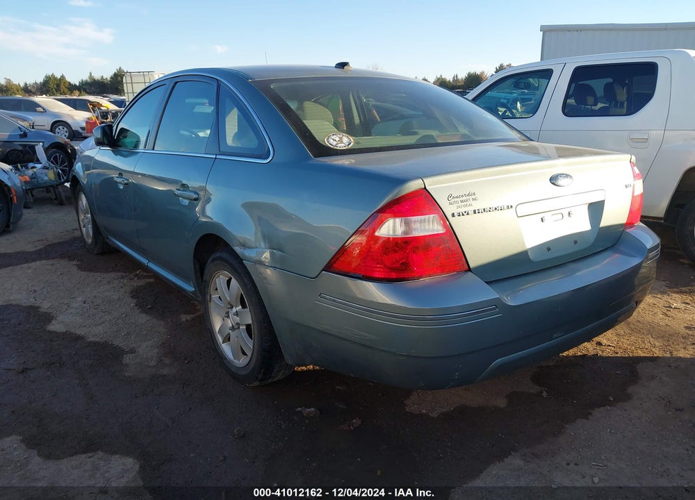 2007 FORD FIVE HUNDRED SEL VIN: 1FAHP24147G156806