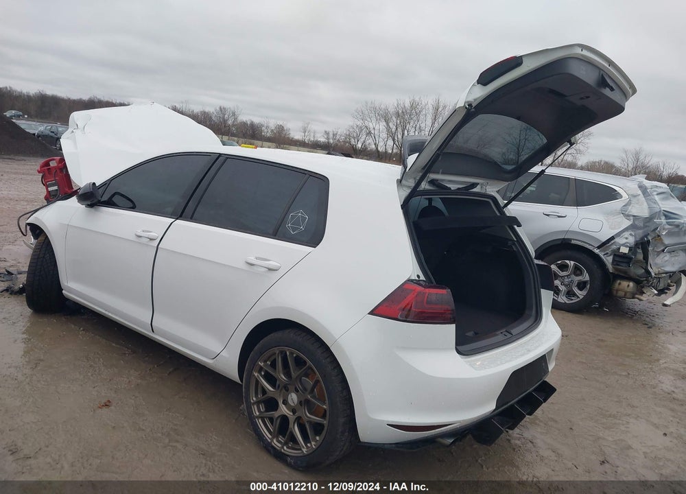 2017 VOLKSWAGEN GOLF TSI S 4-DOOR/TSI SE 4-DOOR/TSI SEL 4-DOOR/TSI WOLFSBURG EDITION 4-DOOR VIN: 3VW217AU2HM071335