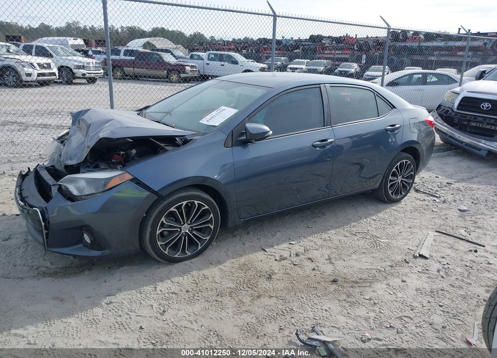 2016 TOYOTA COROLLA S PLUS VIN: 2T1BURHE6GC510807