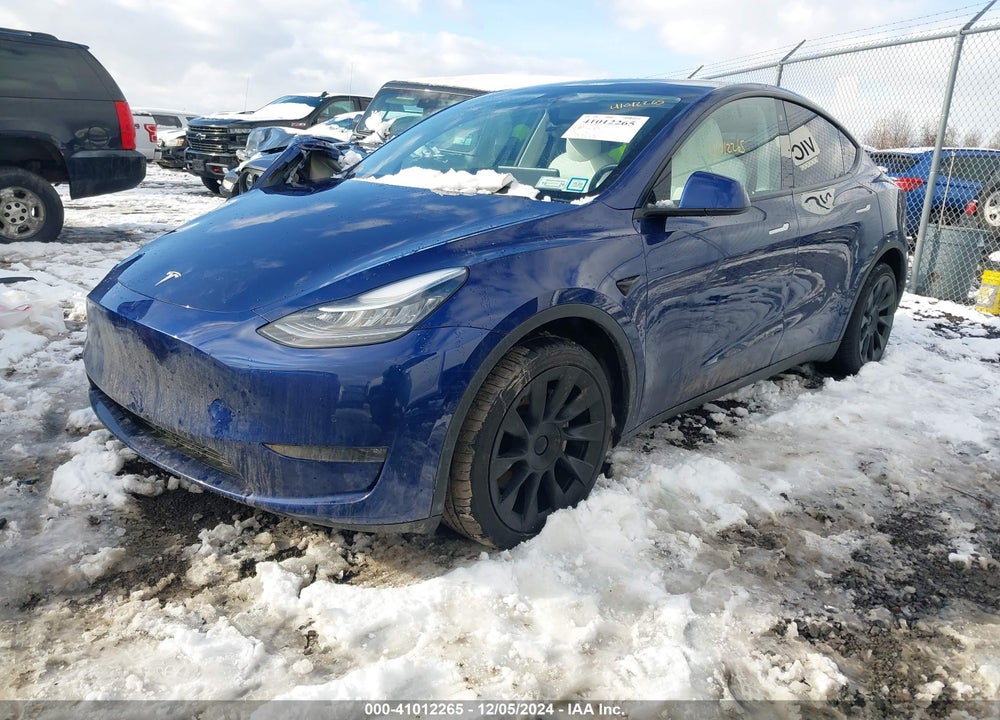 2020 TESLA MODEL Y LONG RANGE DUAL MOTOR ALL-WHEEL DRIVE VIN: 5YJYGDEE4LF049377