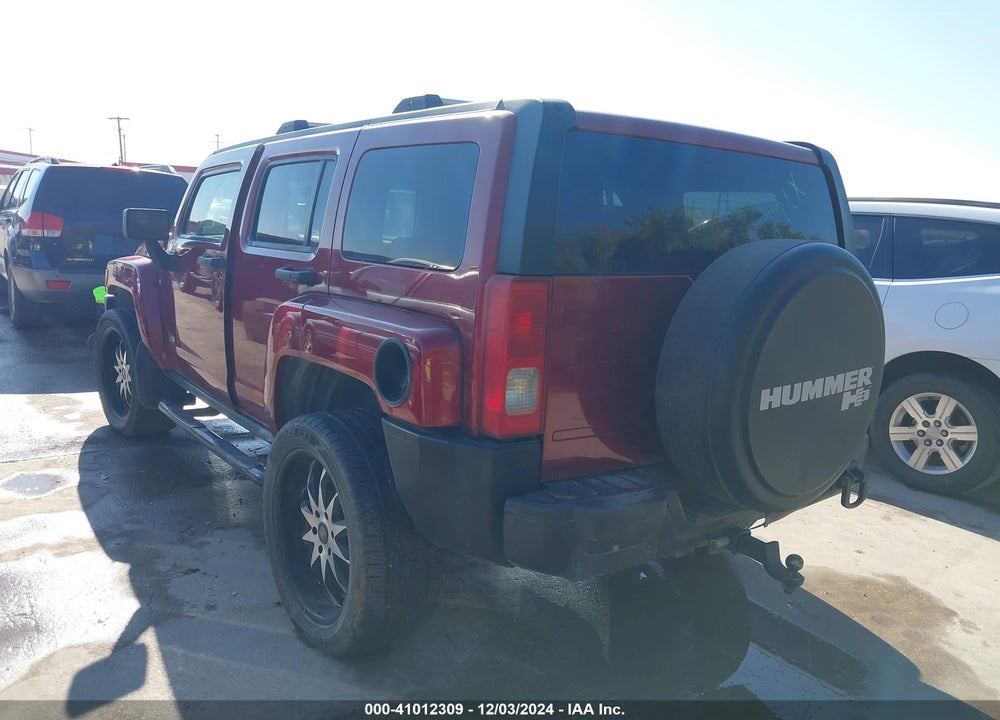 2009 HUMMER H3 SUV VIN: 5GTEN13E098103317