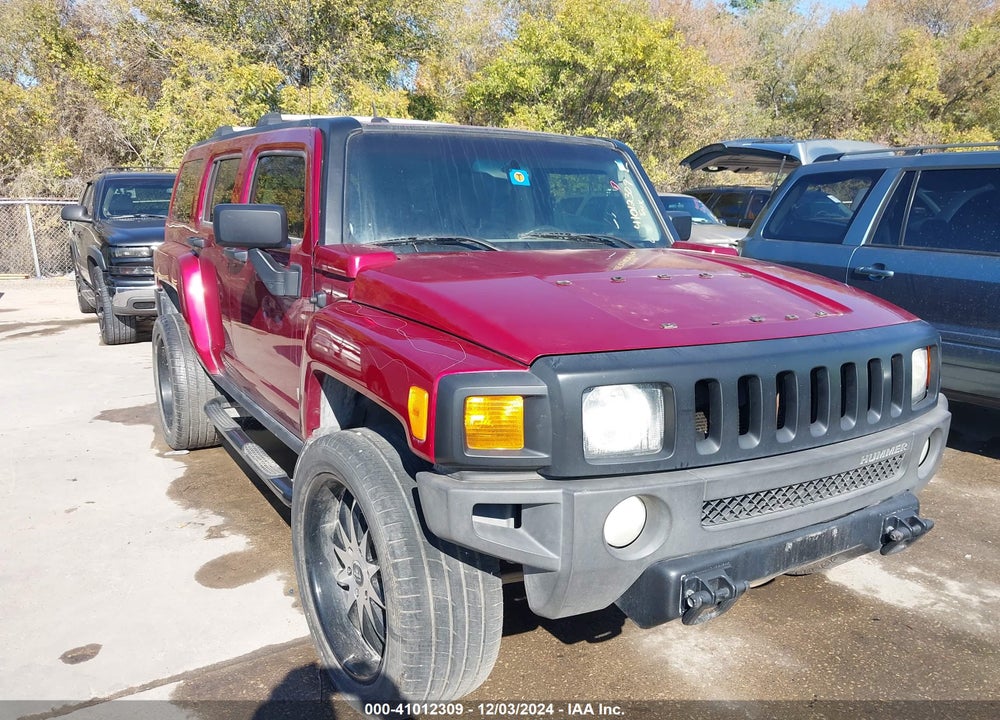 2009 HUMMER H3 SUV VIN: 5GTEN13E098103317
