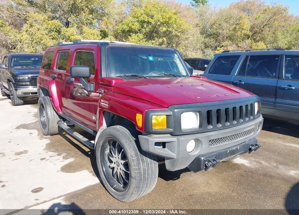 2009 HUMMER H3 SUV VIN: 5GTEN13E098103317