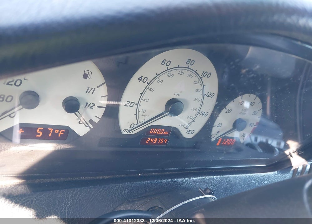 2000 MERCEDES-BENZ C 230 KOMPRESSOR VIN: WDBHA24G6YA867443