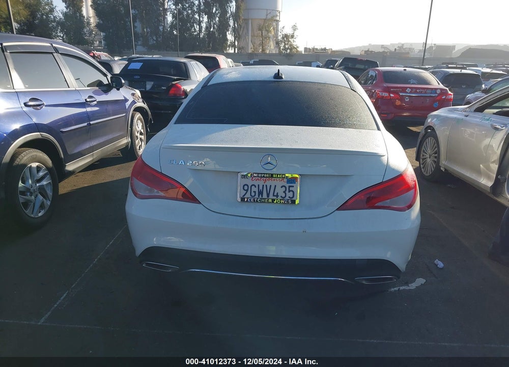 2018 MERCEDES-BENZ CLA 250 VIN: WDDSJ4EB4JN601610