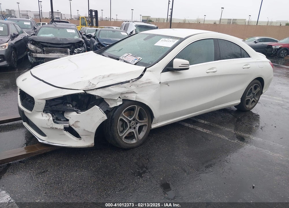 2018 MERCEDES-BENZ CLA 250 VIN: WDDSJ4EB4JN601610