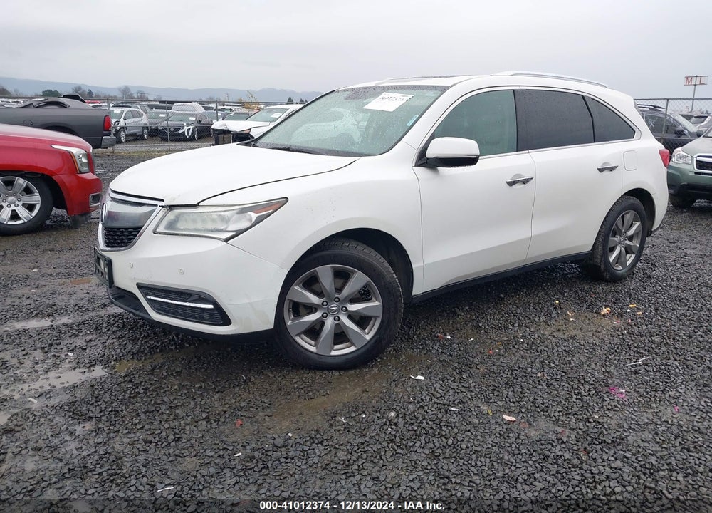 2014 ACURA MDX VIN: 5FRYD3H86EB010378