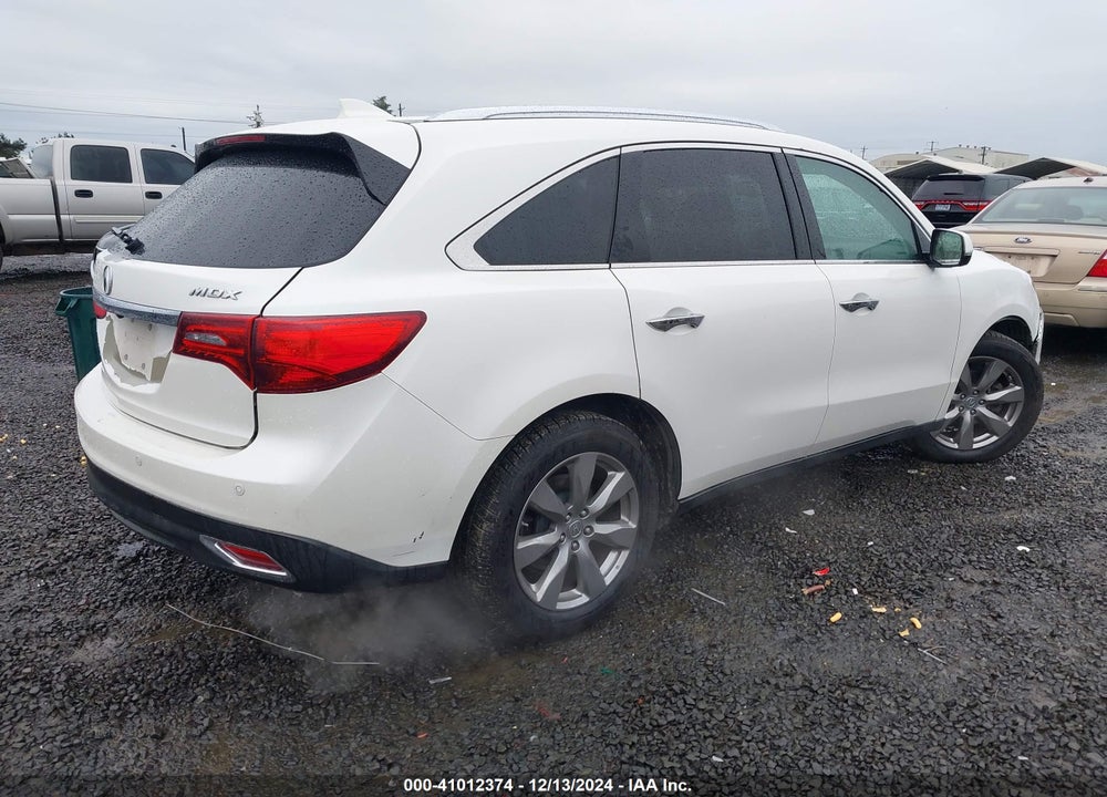 2014 ACURA MDX VIN: 5FRYD3H86EB010378