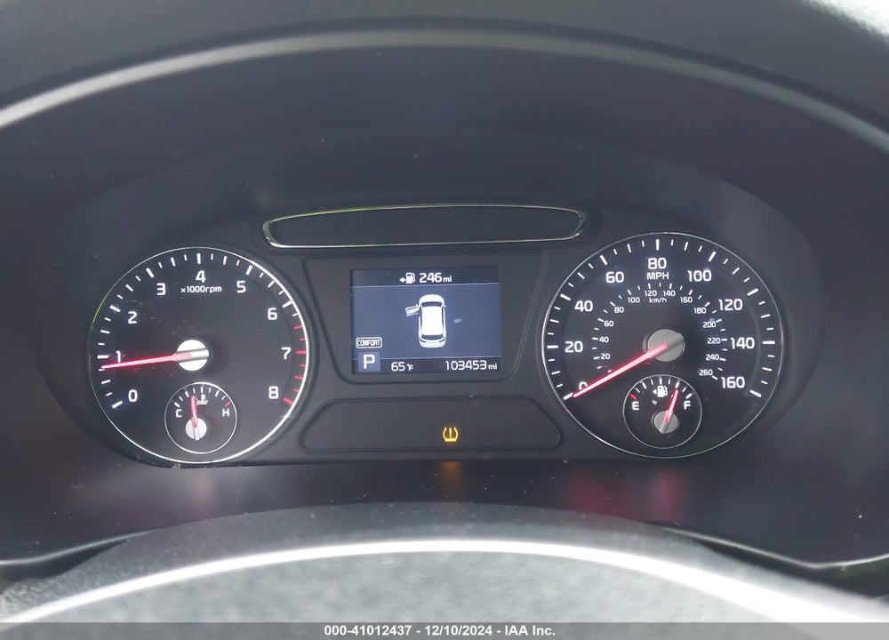 2019 KIA SORENTO 2.4L L VIN: 5XYPG4A36KG530433