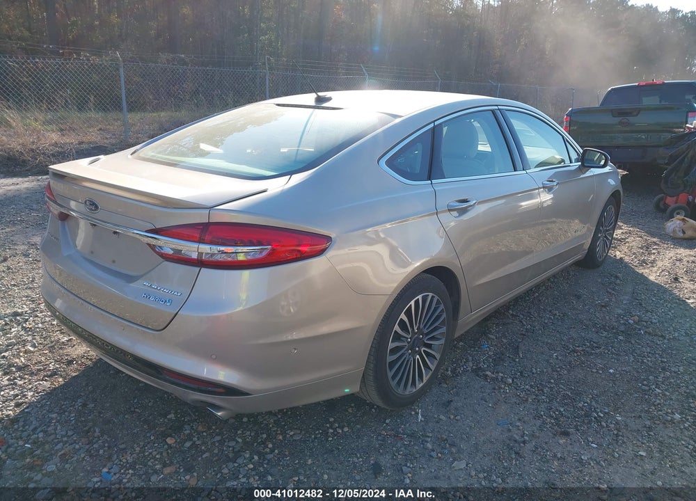2018 FORD FUSION HYBRID VIN: 3FA6P0RU6JR183763