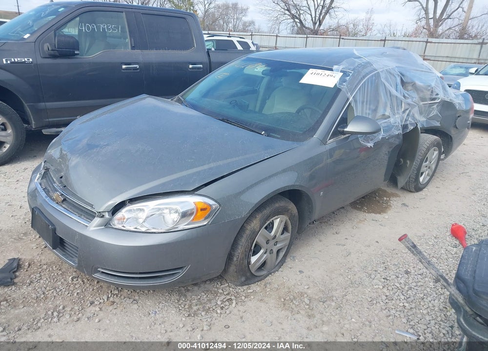 2008 CHEVROLET IMPALA LS VIN: 2G1WB58K989201865