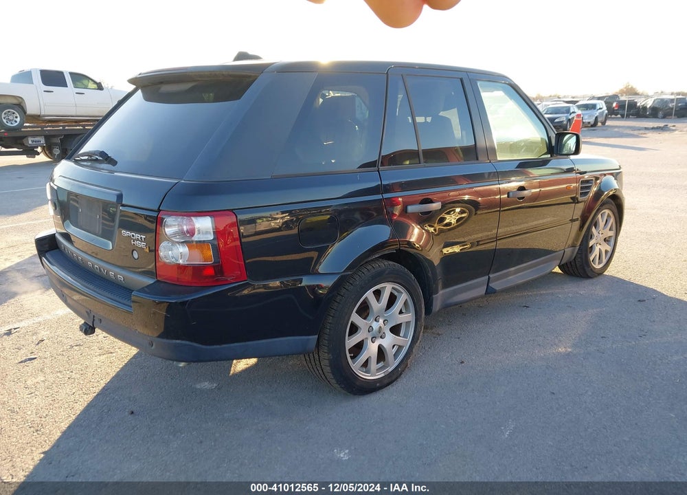 2008 LAND ROVER RANGE ROVER SPORT HSE VIN: SALSK25458A148038