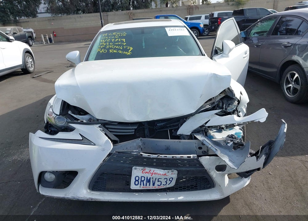 2014 LEXUS IS 250 VIN: JTHBF1D26E5036728