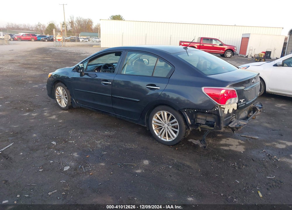 2012 SUBARU IMPREZA 2.0I LIMITED VIN: JF1GJAH60CH013286