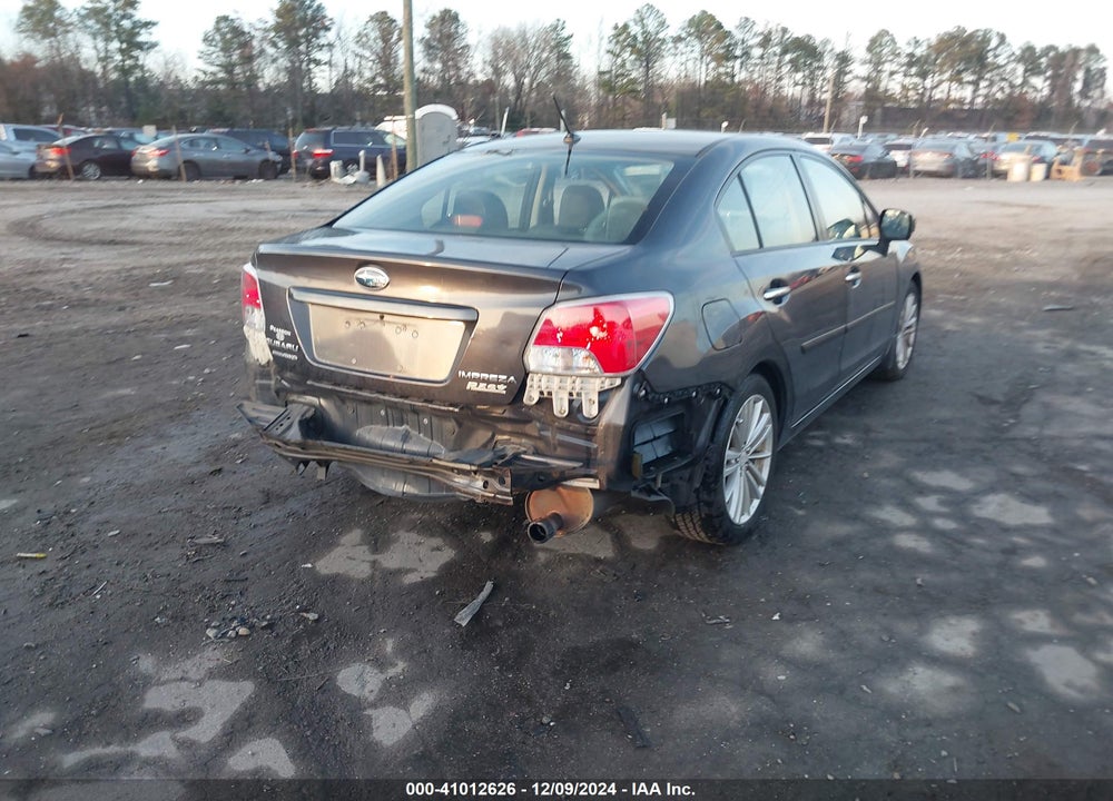 2012 SUBARU IMPREZA 2.0I LIMITED VIN: JF1GJAH60CH013286