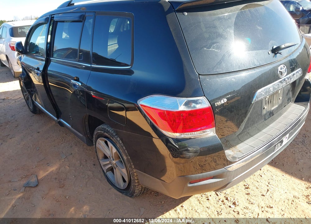 2013 TOYOTA HIGHLANDER LIMITED V6 VIN: 5TDYK3EH6DS132812