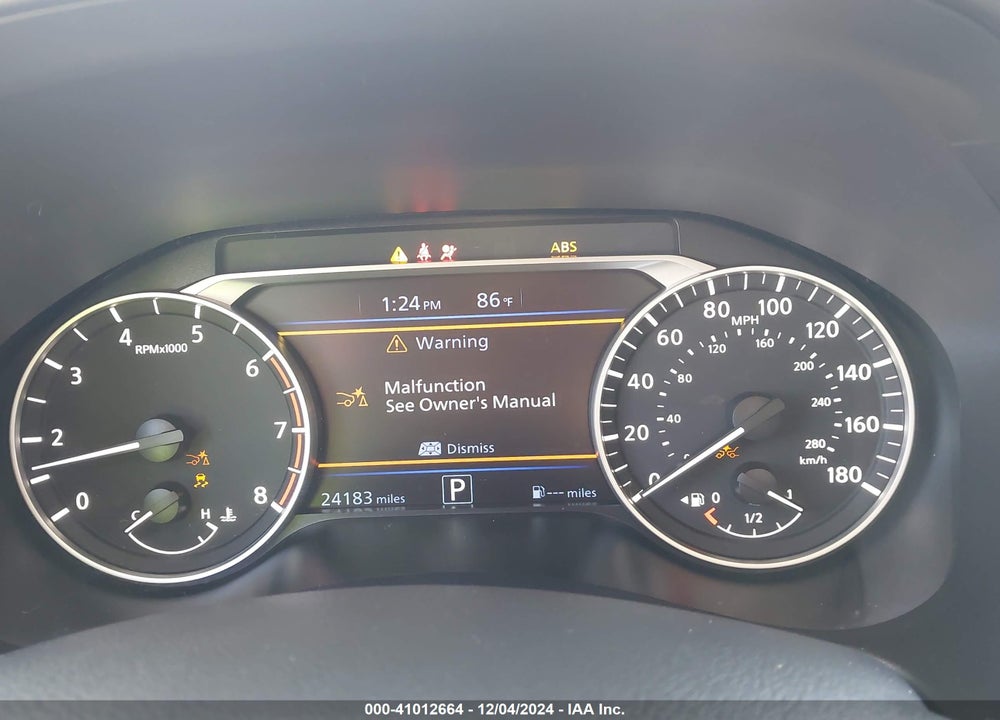 2022 NISSAN ALTIMA SR VC-TURBO FWD VIN: 1N4AL4CV4NN322070