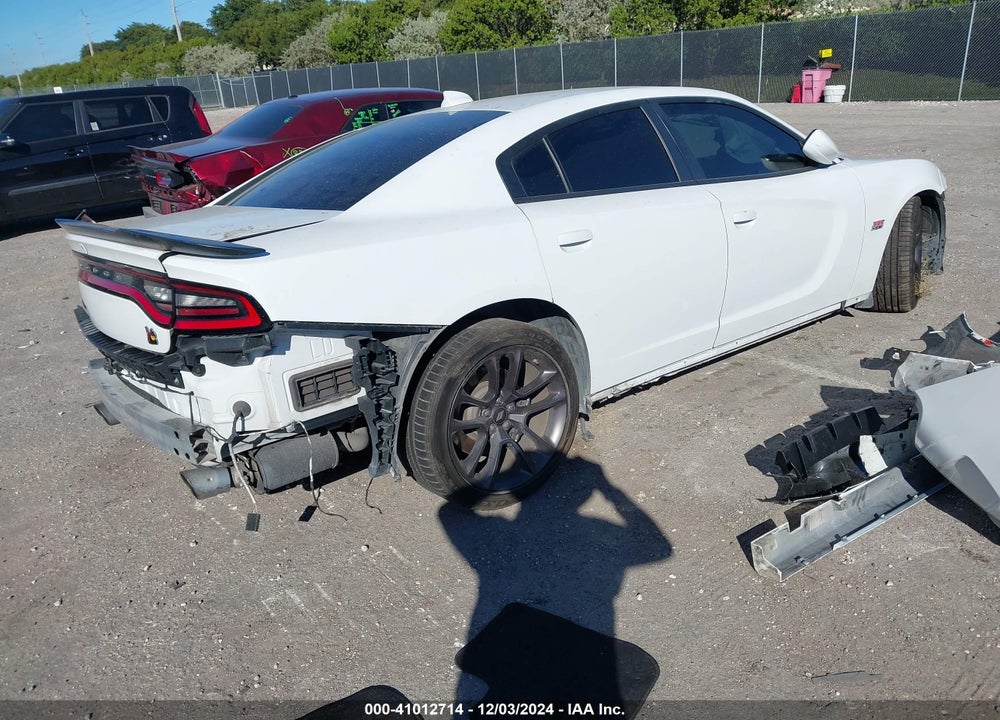2022 DODGE CHARGER SCAT PACK VIN: 2C3CDXGJ0NH209416
