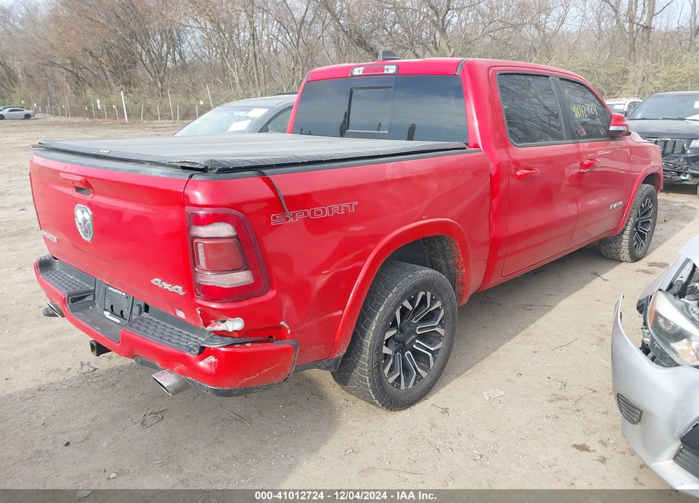2019 RAM 1500 LAIE  4X4 5'7 BOX VIN: 1C6SRFJT6KN924952