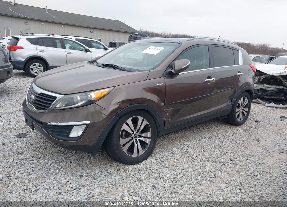 2013 KIA SPORTAGE EX VIN: KNDPCCA26D7463412