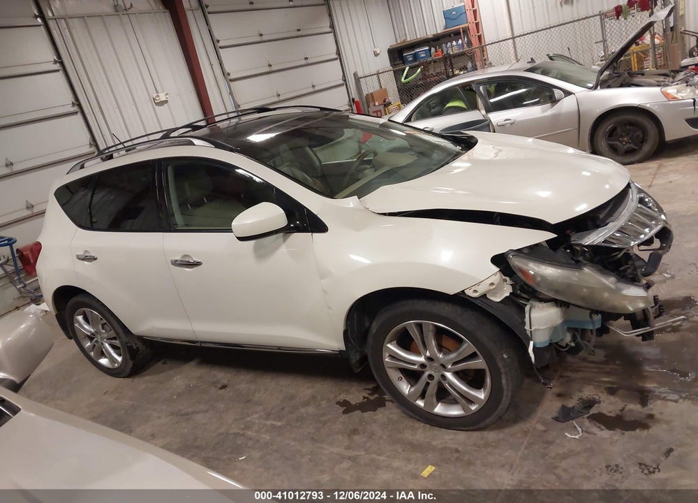 2010 NISSAN MURANO LE VIN: JN8AZ1MW7AW118774