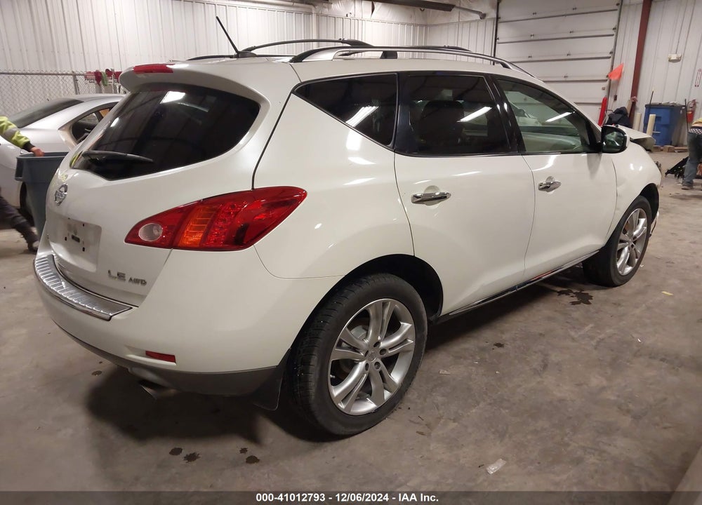 2010 NISSAN MURANO LE VIN: JN8AZ1MW7AW118774