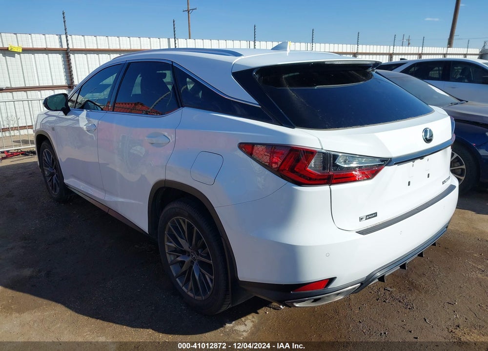 2022 LEXUS RX 350 F SPORT HANDLING VIN: 2T2YZMDA5NC366323