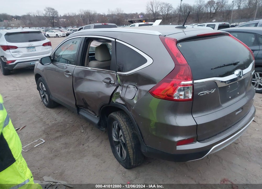 2016 HONDA CR-V TOURING VIN: 5J6RM4H93GL114213