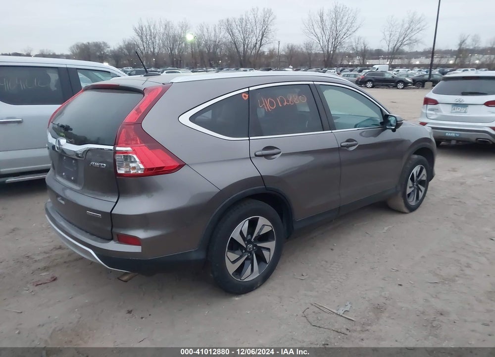 2016 HONDA CR-V TOURING VIN: 5J6RM4H93GL114213