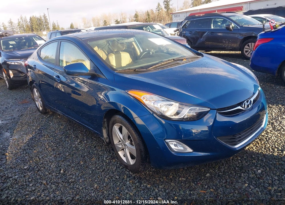 2013 HYUNDAI ELANTRA GLS VIN: KMHDH4AE6DU950711