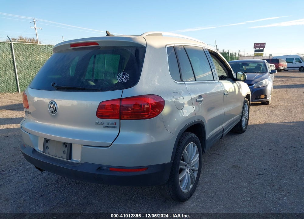 2014 VOLKSWAGEN TIGUAN SE VIN: WVGBV3AX5EW532092