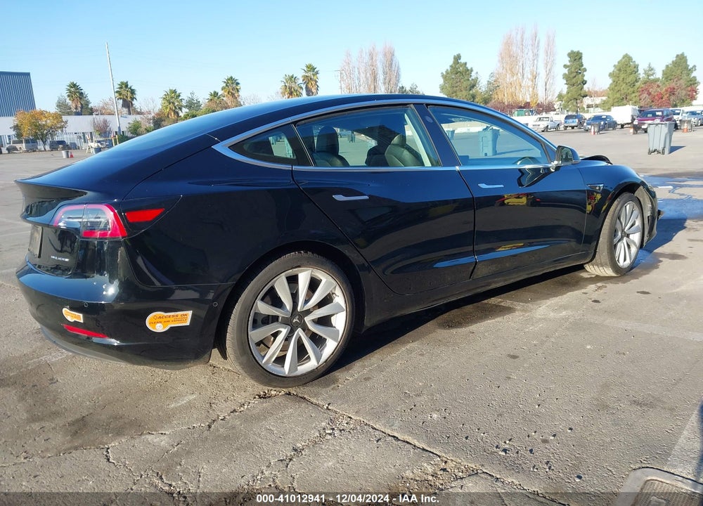 2019 TESLA MODEL 3 LONG RANGE/PERFORMANCE VIN: 5YJ3E1EB5KF433610