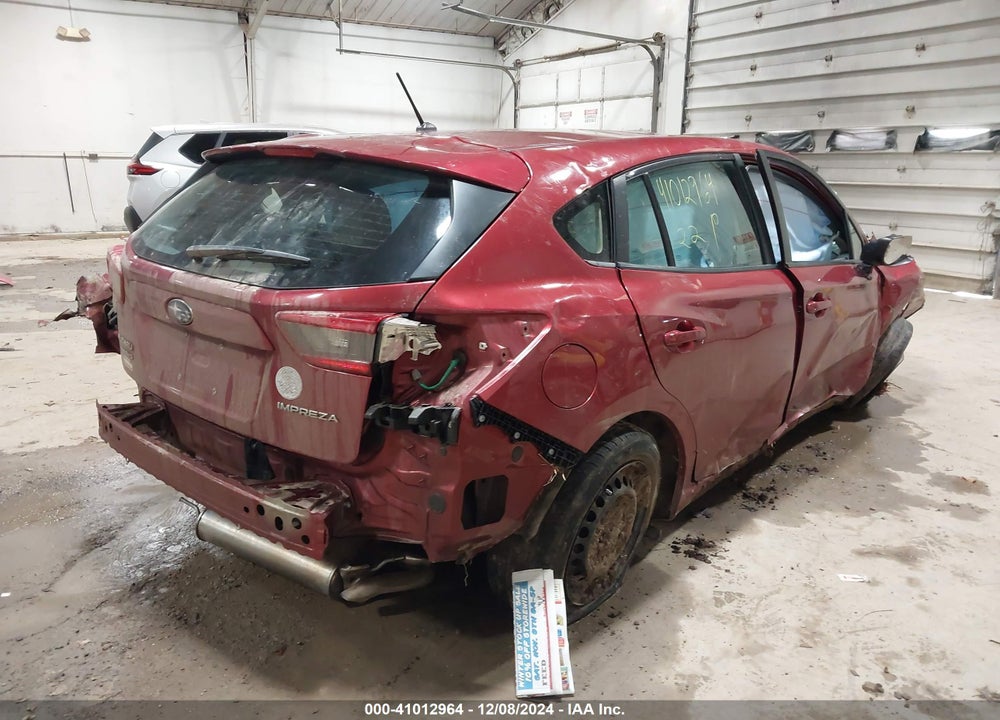 2022 SUBARU IMPREZA VIN: 4S3GTAA61N1710850