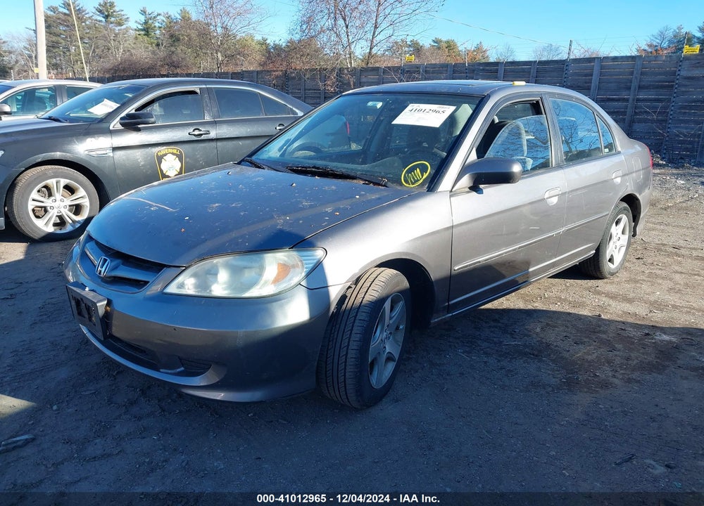 2004 HONDA CIVIC EX VIN: 2HGES25734H566464