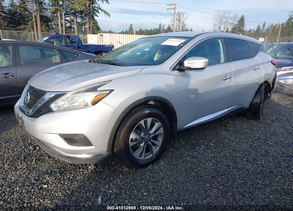 2015 NISSAN MURANO S VIN: 5N1AZ2MG2FN258606
