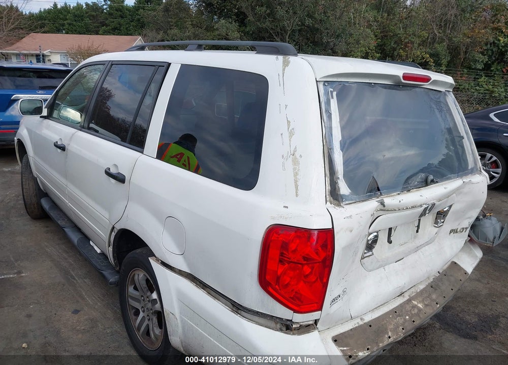 2003 HONDA PILOT EX-L VIN: 2HKYF18573H523420