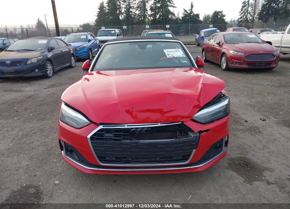 2022 AUDI A5 CABRIOLET PREMIUM 45 TFSI QUATTRO S TRONIC VIN: WAU2AGF52NN007511