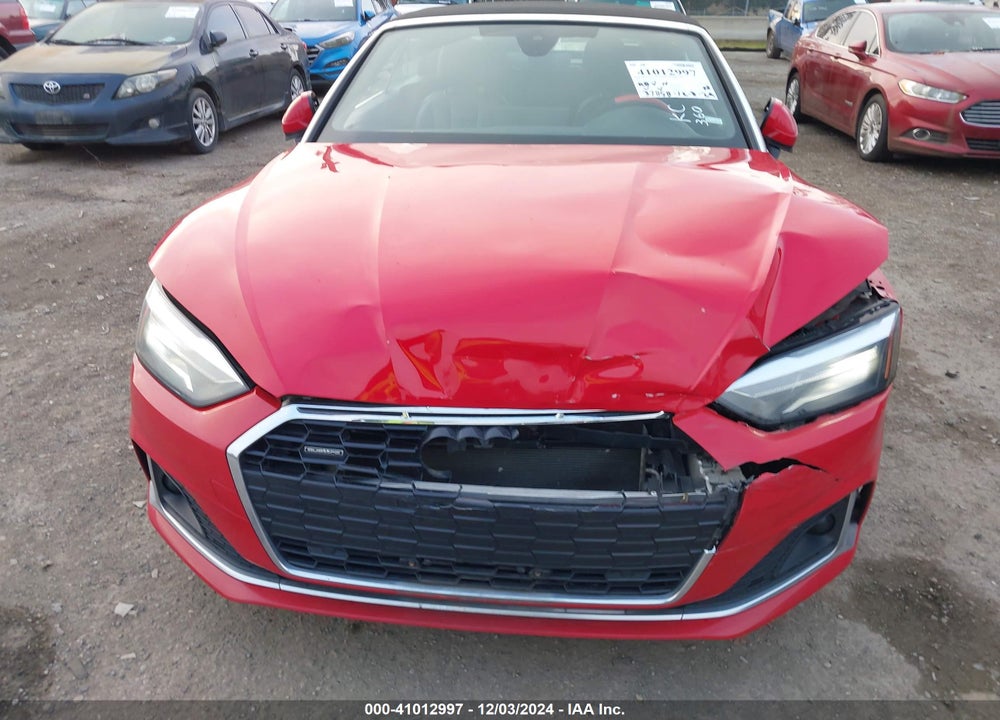 2022 AUDI A5 CABRIOLET PREMIUM 45 TFSI QUATTRO S TRONIC VIN: WAU2AGF52NN007511