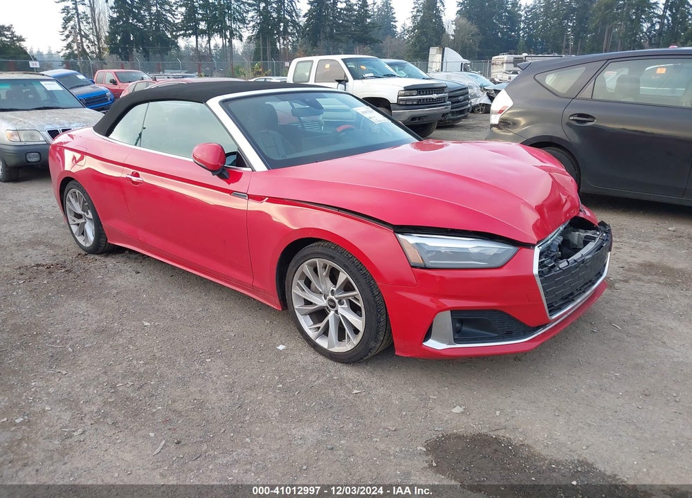 2022 AUDI A5 CABRIOLET PREMIUM 45 TFSI QUATTRO S TRONIC VIN: WAU2AGF52NN007511