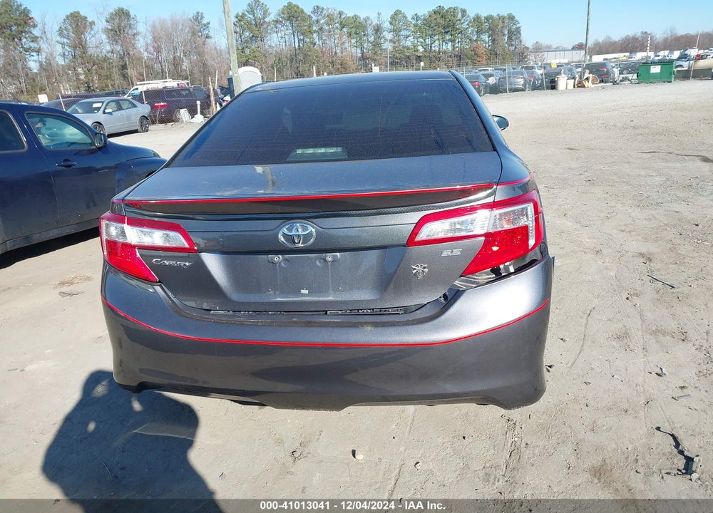 2013 TOYOTA CAMRY SE VIN: 4T1BF1FK2DU664252