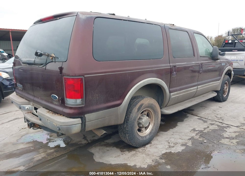 2000 FORD EXCURSION LIMITED VIN: 1FMSU43FXYEE34649