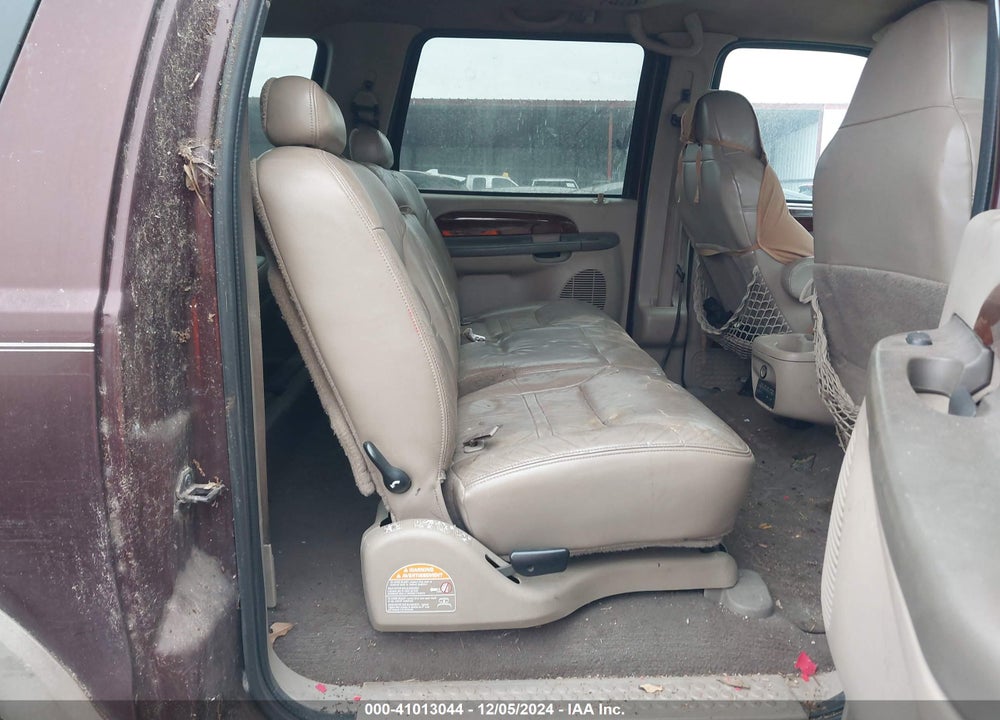 2000 FORD EXCURSION LIMITED VIN: 1FMSU43FXYEE34649