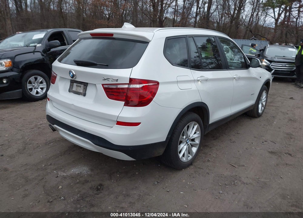 2017 BMW X3 XDRIVE28I VIN: 5UXWX9C58H0D95821