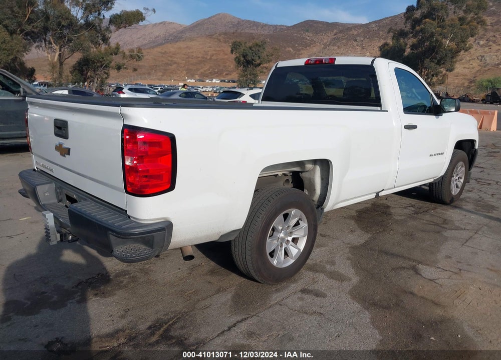 2016 CHEVROLET SILVERADO 1500 WT VIN: 1GCNCNEHXGZ326189